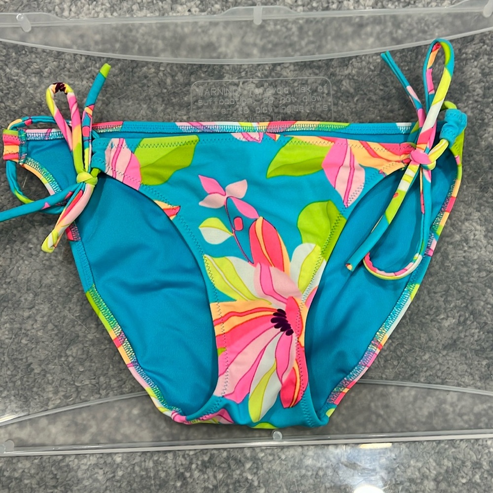 Victoria Secret Floral Bikini Bottom - Size XS